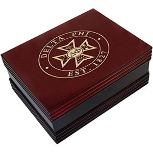 Greekgear Delta Phi Engraved Keepsake Box