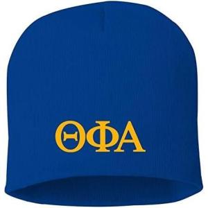 Greekgear Theta Phi Alpha 8 Inch Beanie Royal Blue
