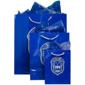 Greekgear Zeta Phi Beta Paper Gift Bag Set