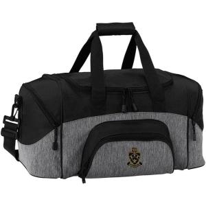 Kappa Delta Phi Colorblock Duffel Bag Black/Grey