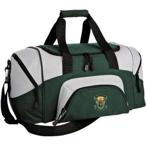 Lambda Chi Alpha Colorblock Duffel Bag Hunter Green/Grey