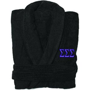 Sigma Sigma Sigma Greek Letter Bathrobe