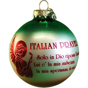 Italian Prayer Ornament