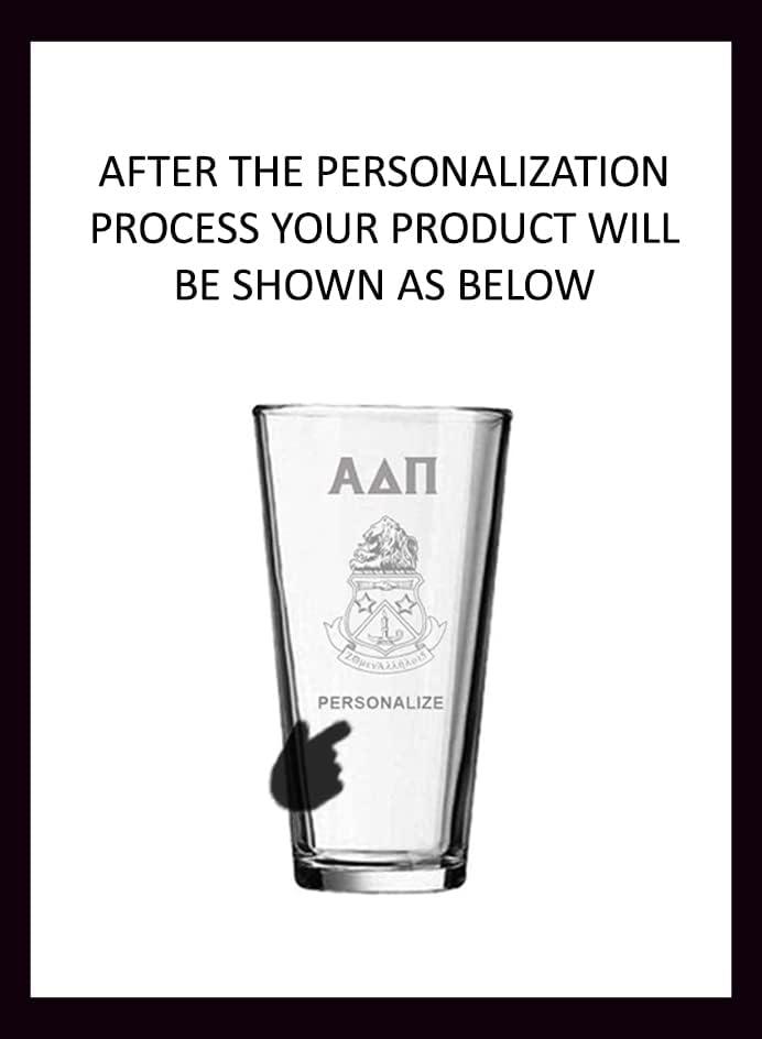 imageGreekgear Alpha Delta Pi Mixing Glass Transparent