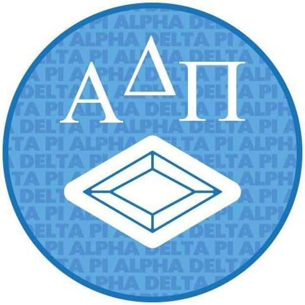 imageAlpha Delta Pi Mascot Round Decals