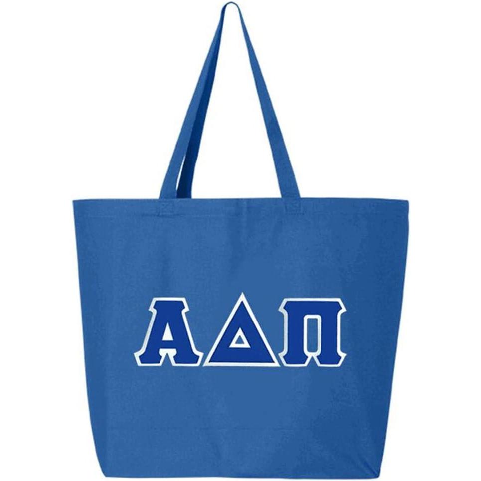 imageGreekgear Alpha Delta Pi Jumbo Canvas Tote