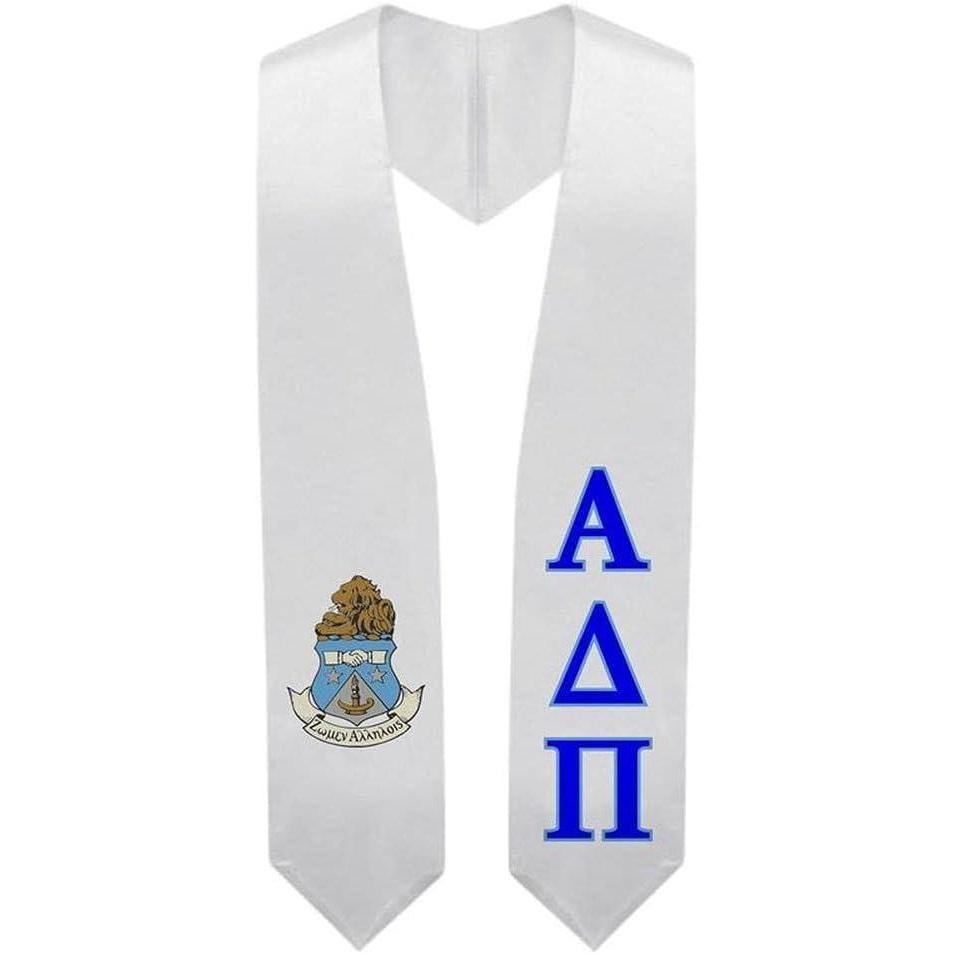 imageGreekgear Alpha Delta Pi Super Crest Shield Graduation Stole