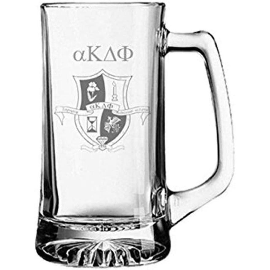 imageGreekgear alpha Kappa Delta Phi Glass Engraved Mug Transparent
