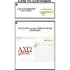 Alpha Chi Omega Custom Sticker – Personalized Red