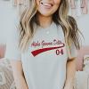 Alpha Gamma Delta Tail T-Shirts(White)