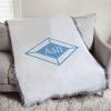 Greekgear Alpha Delta Pi Diamond Afghan Blanket Throw
