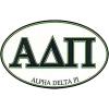Alpha Delta Pi Euro Style Sticker