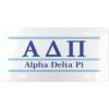Alpha Delta Pi Lettered Lines License Covers