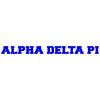 Alpha Delta Pi Long Window Sticker
