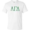 Alpha Gamma Delta University Greek T-Shirts(White)