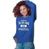 Alpha Kappa Delta Phi Athletics Crewneck Sweatshirt(Royal Blue)