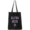 Greekgear Alpha Delta Pi Jumbo All In Tote Bag