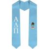 Greekgear Alpha Delta Pi World Famous EZ Stole(Light Blue)