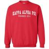 Kappa Alpha Psi Fraternity Founders Crew Sweatshirt(Red)