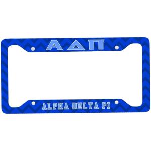 Alpha Delta Pi License Plate Frame