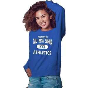 Alpha Kappa Delta Phi Athletics Crewneck Sweatshirt(Royal Blue)