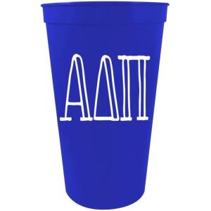 Greekgear Alpha Delta Pi Carson Stadium 22 Oz. Cup (Pack of 4) Royal Blue