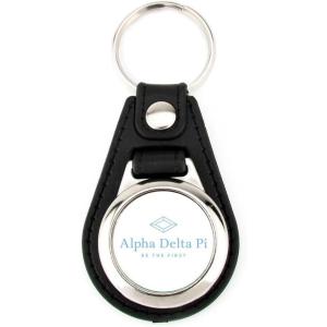 Greekgear Alpha Delta Pi Leatherette Teardrop Keychain
