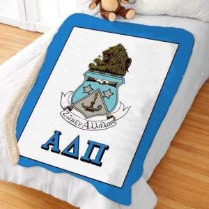 Greekgear Alpha Delta Pi Sherpa Lap Blanket
