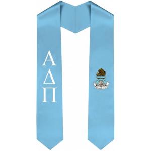 Greekgear Alpha Delta Pi World Famous EZ Stole(Light Blue)