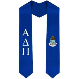 Greekgear Alpha Delta Pi World Famous EZ Stole(Royal Blue)