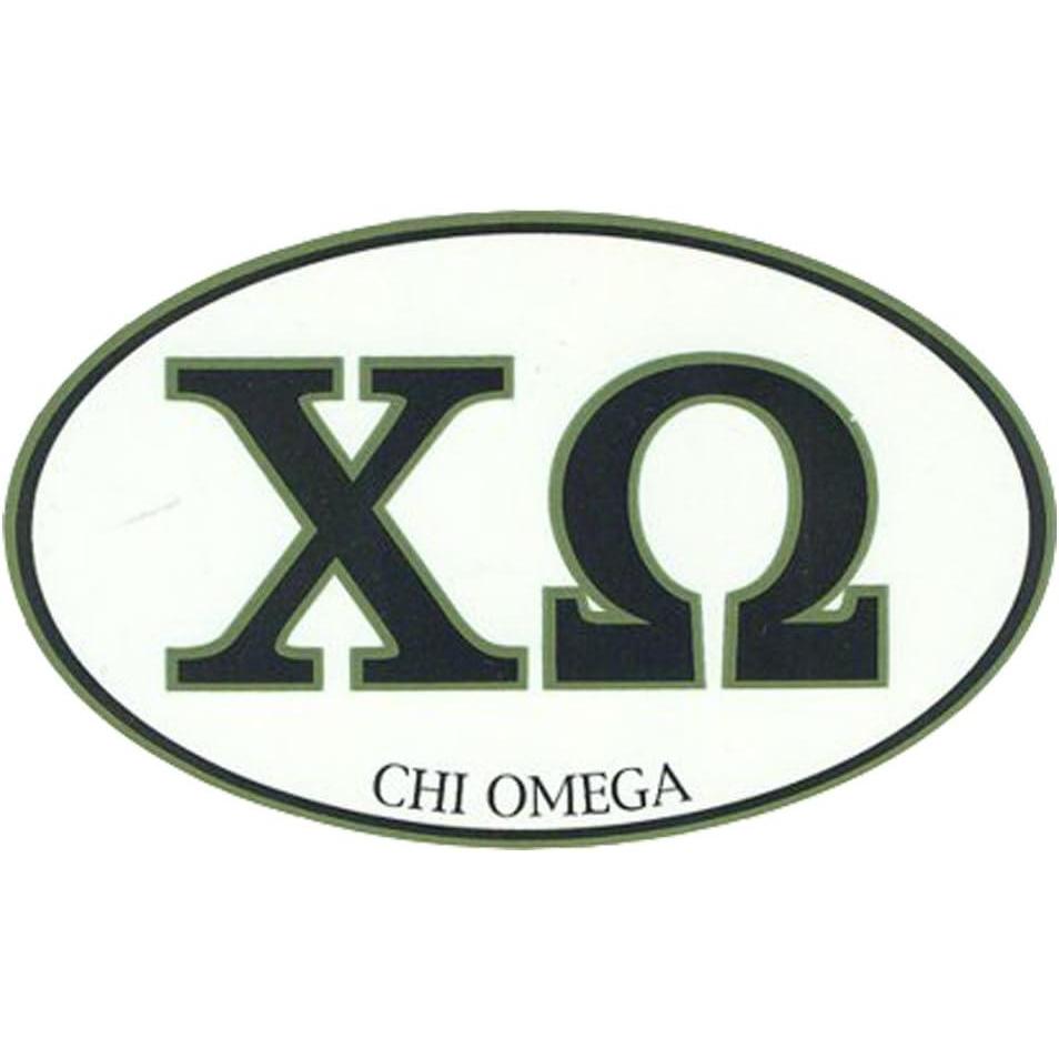 imageChi Omega Chi O Euro Style Sticker