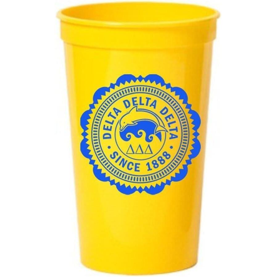 imageGreekgear Delta Delta Delta Old Style Classic Giant Plastic Cup Set of 4