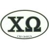 Chi Omega Chi O Euro Style Sticker