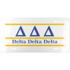 Delta Delta Delta Lettered Lines License Covers