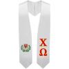 Greekgear Chi Omega Chi O Super Crest – Shield Graduation Stole