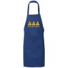 Greekgear Delta Delta Delta Large Apron Royal Blue