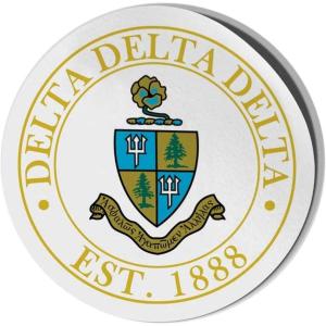 Greekgear Delta Delta Delta Circle Crest – Shield Decal