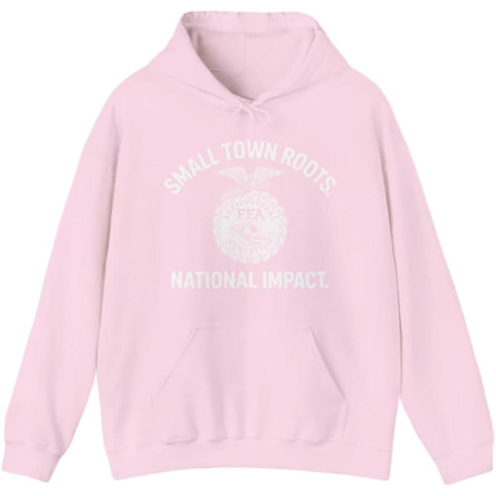 imageGreekgear FFA Small Town Roots National Impact Hooded SweatshirtLight Pink