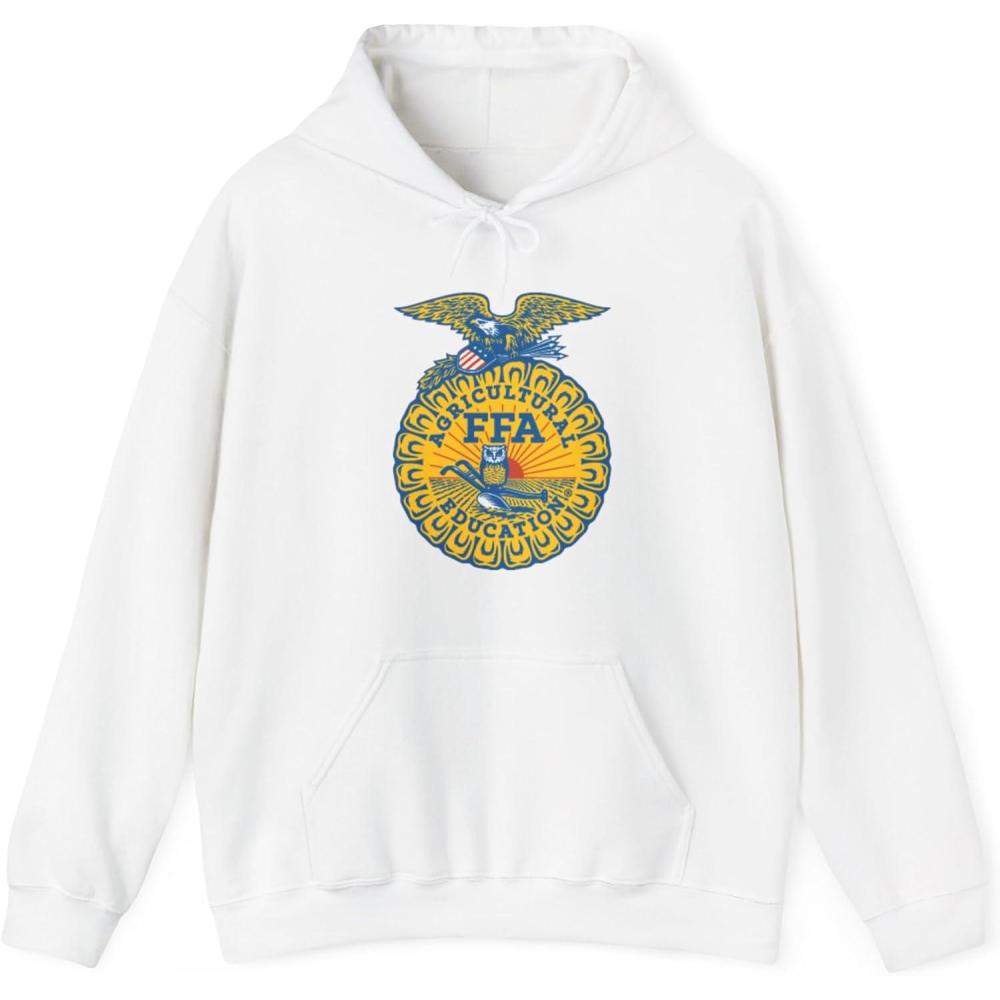 imageGreekgear FFA Small Town Roots National Impact Hooded SweatshirtWhite
