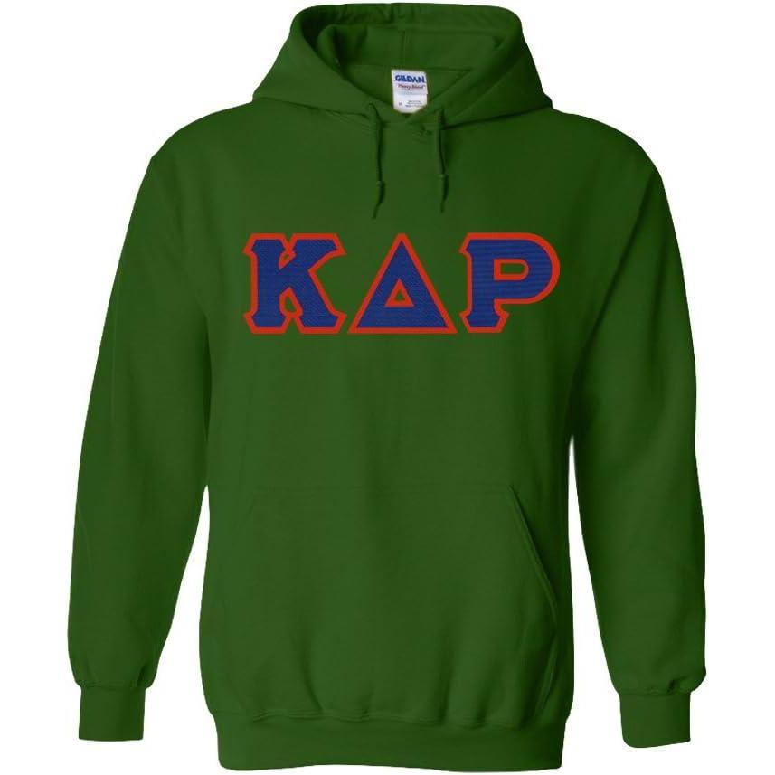 imageKappa Delta Rho Lettered Hooded SweatshirtForest Green