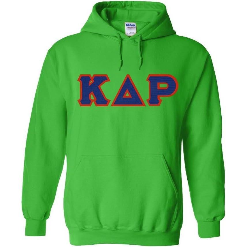 imageKappa Delta Rho Lettered Hooded SweatshirtIrish Green