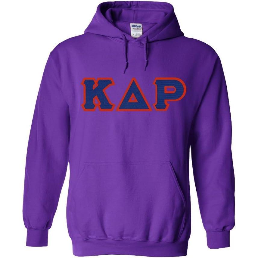imageKappa Delta Rho Lettered Hooded SweatshirtPurple
