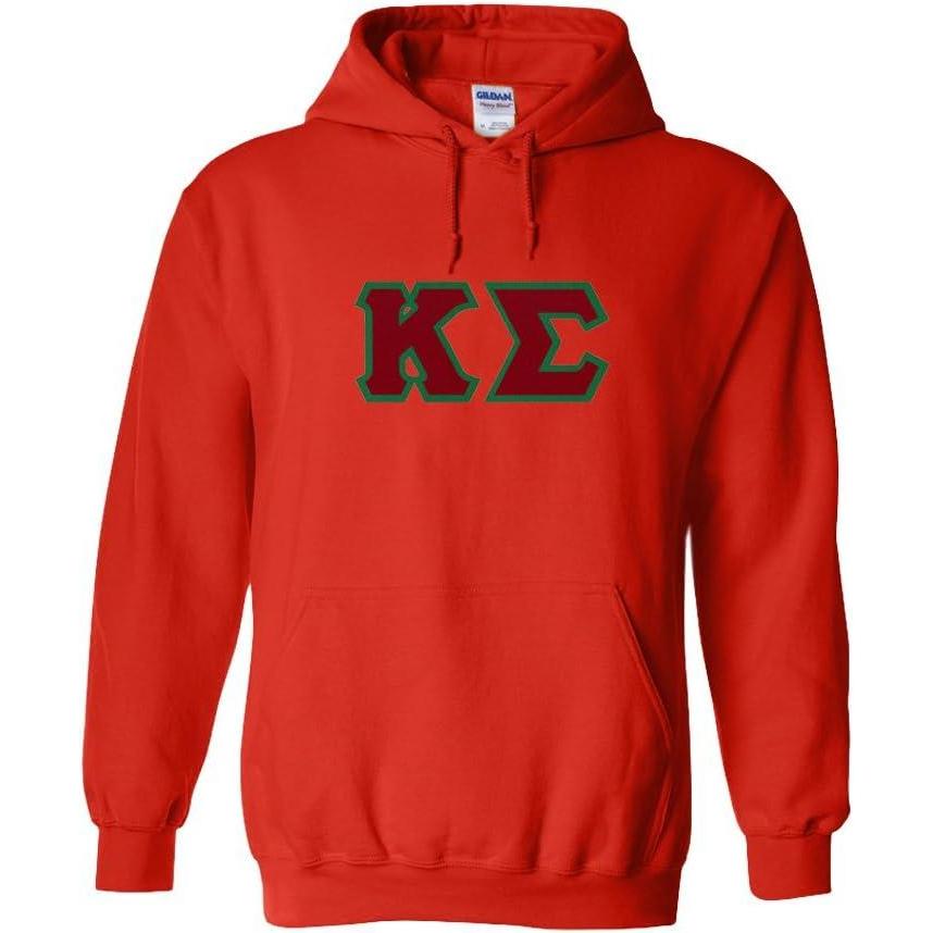 imageKappa Sigma Lettered Hooded SweatshirtOrange