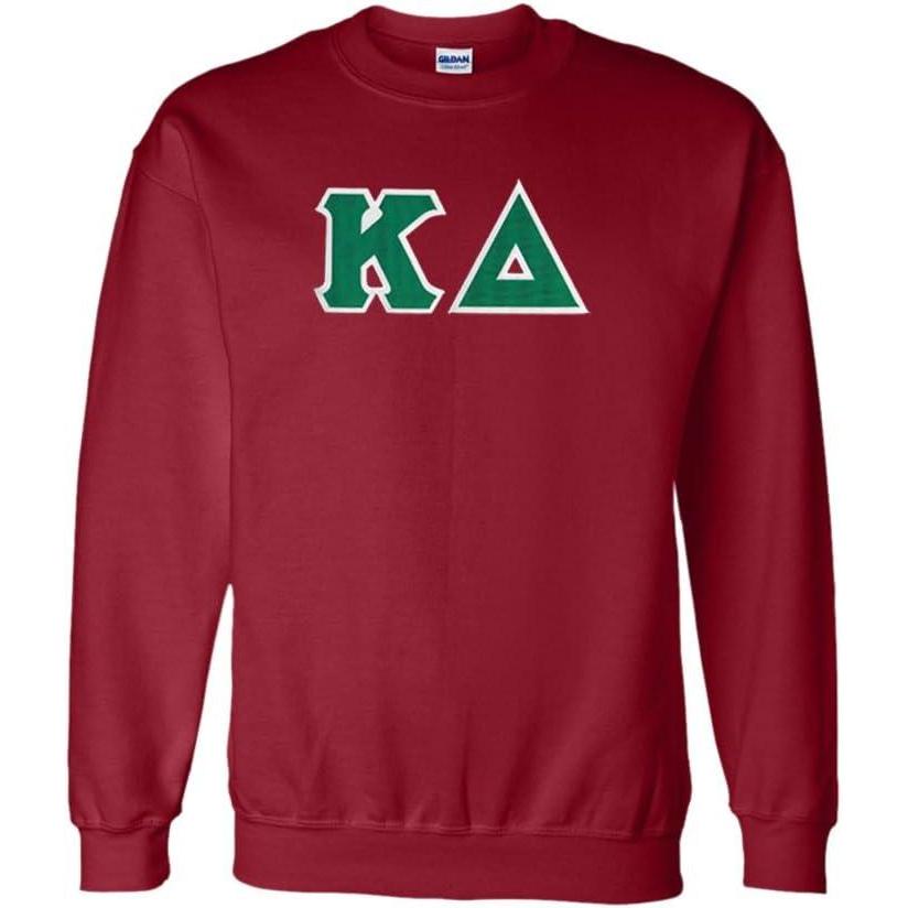 imageWomens Kappa Delta Sorority Lettered Crew Neck SweatshirtMaroon