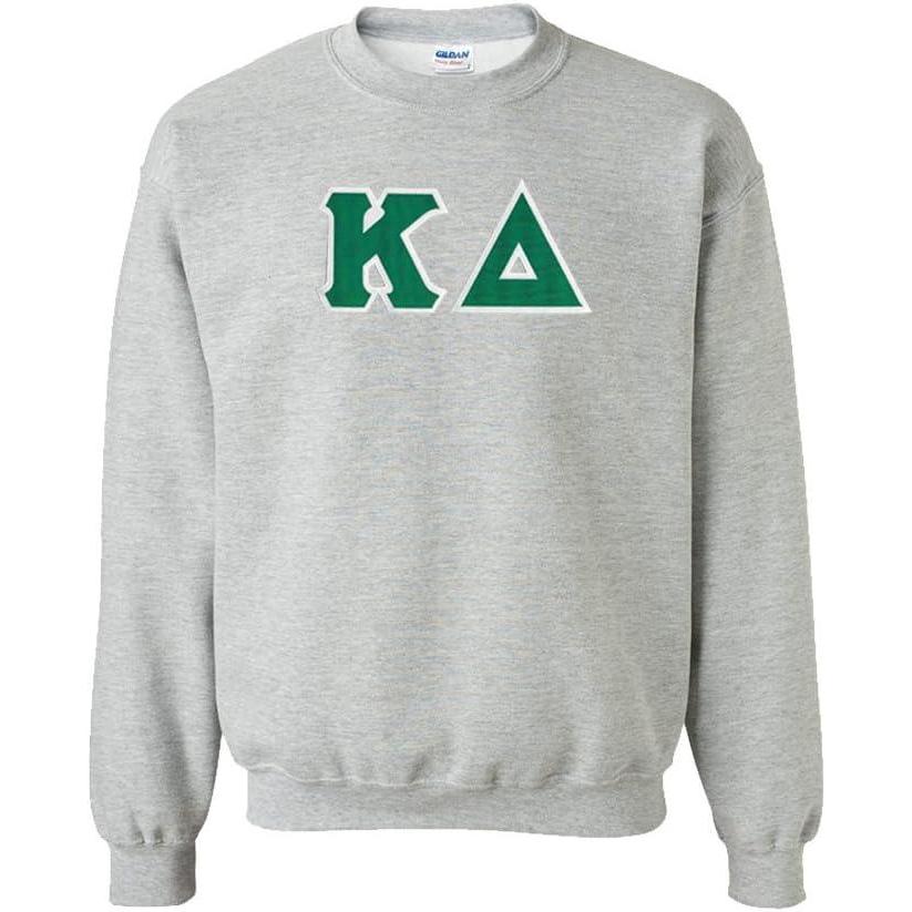 imageWomens Kappa Delta Sorority Lettered Crew Neck SweatshirtSports Grey