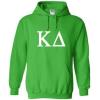 Kappa Delta World Famous Greek Hoodie – Kelly Green with White Imprint(Kelly Green)