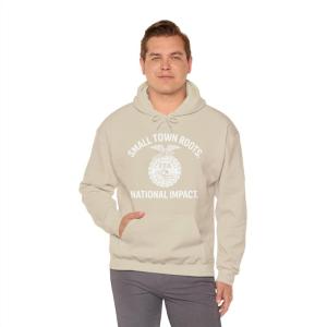 Greekgear FFA – Small Town Roots. National Impact Hooded Sweatshirt(Sand)