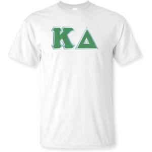 Greekgear Kappa Delta Lettered Tee(White)