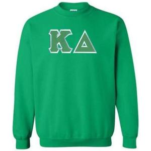 Kappa Delta Lettered Crewneck(Irish Green)