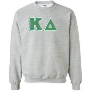 Kappa Delta Lettered Crewneck(Sports Grey)